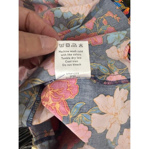 Draper James Julianne Midi Dress Size 6 • Stretch Poplin Floral A-Line Midi - Picture 11 of 16